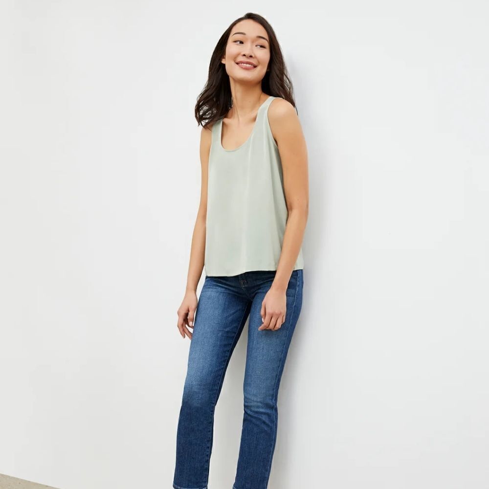 M.M. Lafleur Vicky Washable Silk Tank Size XXL NWT
